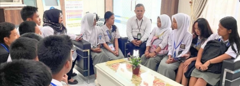 BPMP Provinsi Sumatera Utara Terima Praktik Kerja Lapangan Siswa SMKN 9 Medan